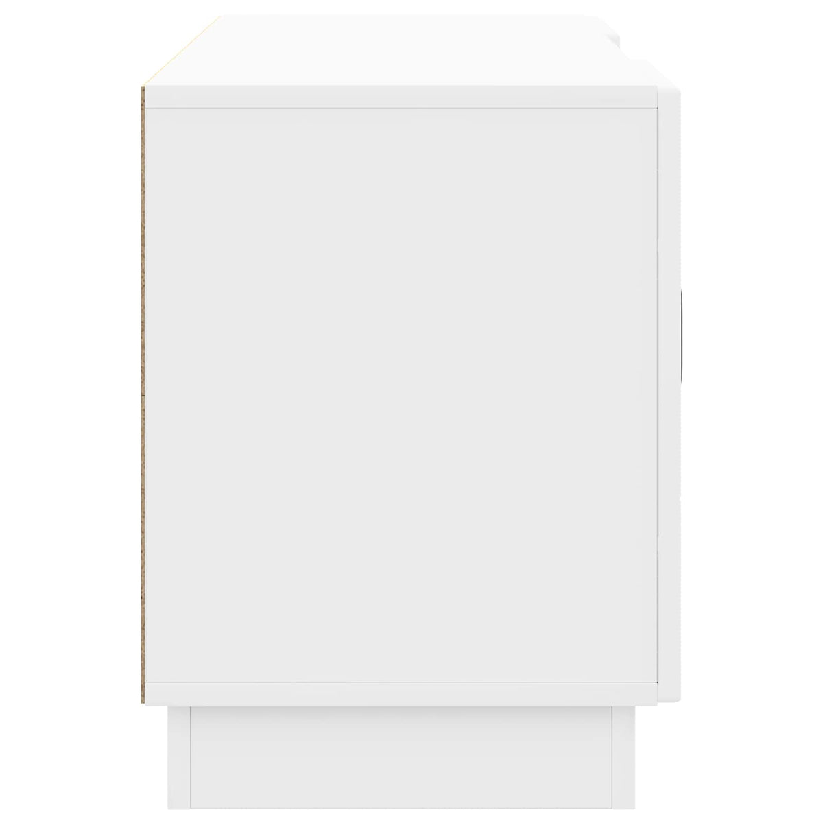 TV-Schränk 102 x 34,5 x 47 cm Hochglanz Weiß Holzwerkstoff