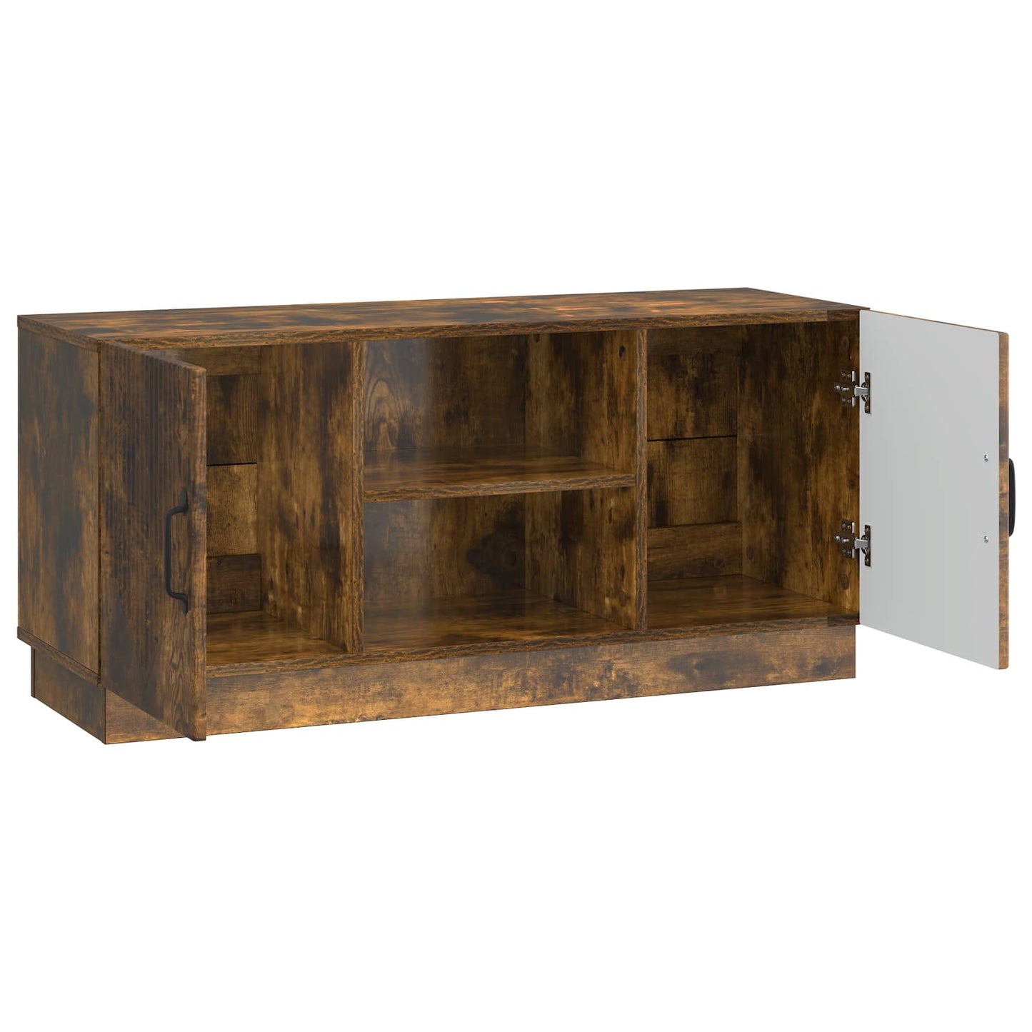 TV-Schränk 102 x 34,5 x 47 cm Räuchereiche Holzwerkstoff