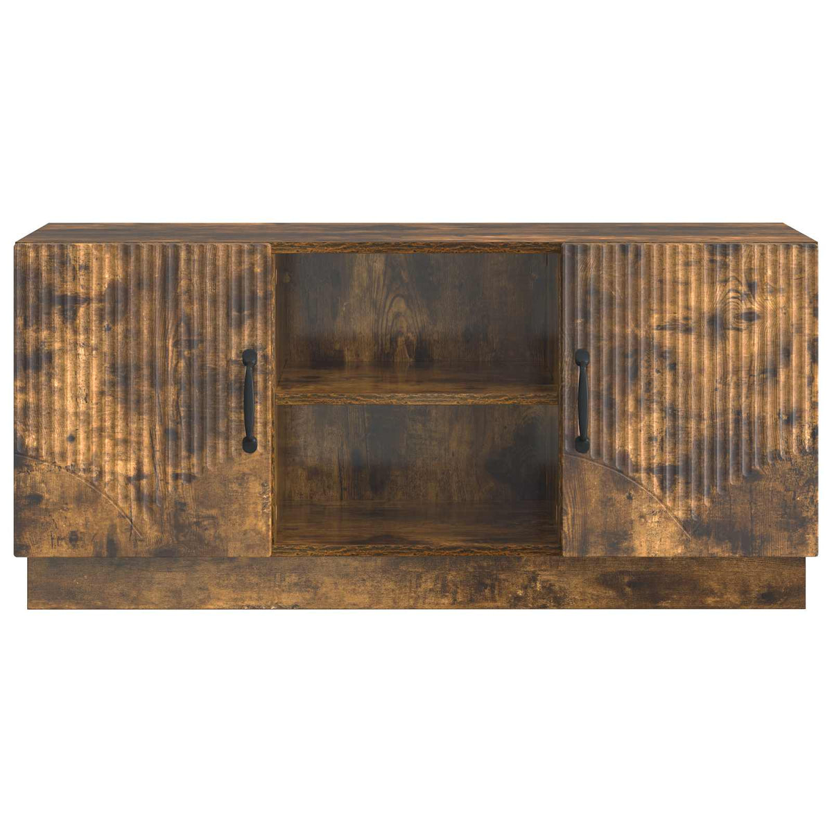 TV-Schränk 102 x 34,5 x 47 cm Räuchereiche Holzwerkstoff