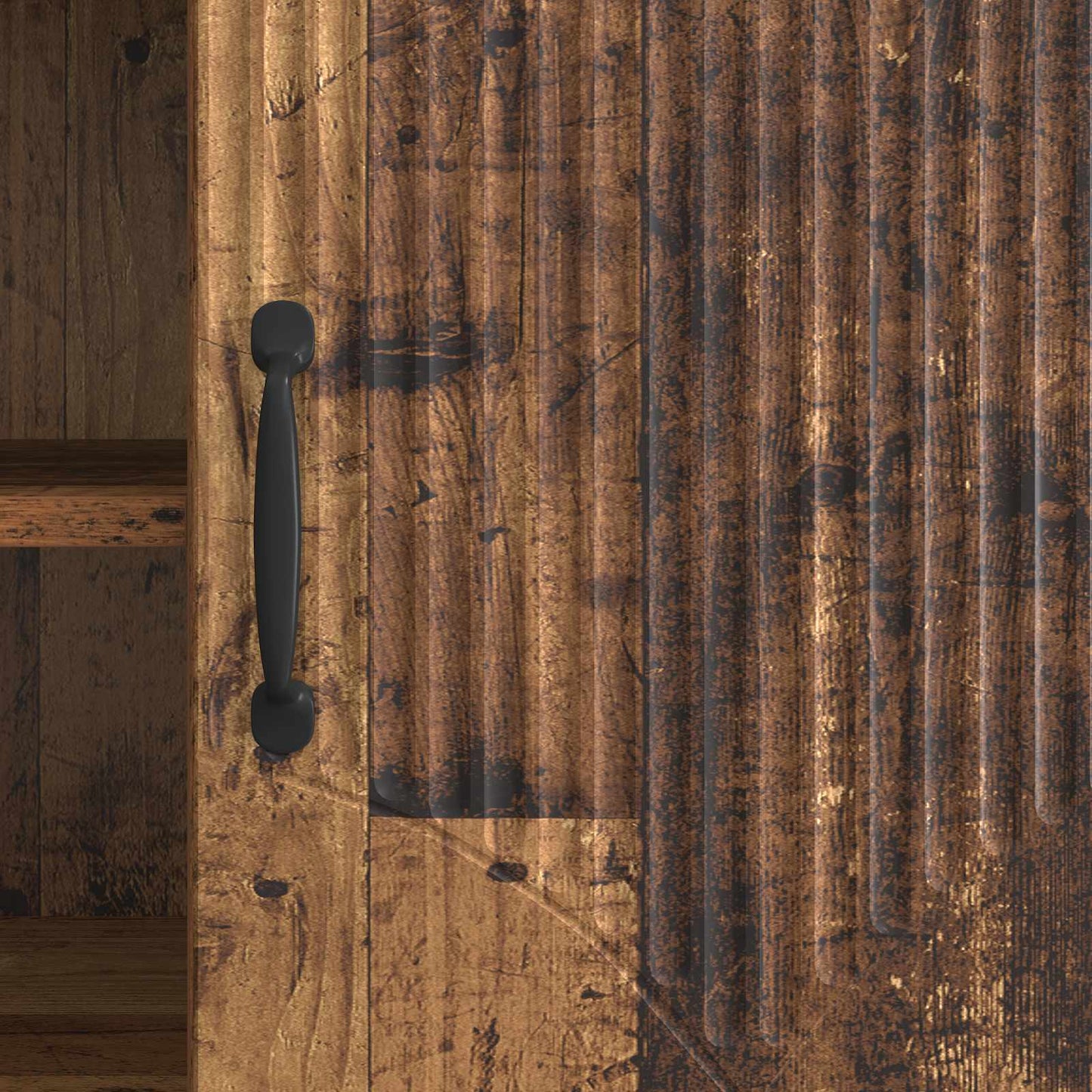 TV-Schränk 102 x 34,5 x 47 cm Altholz Holzwerkstoff