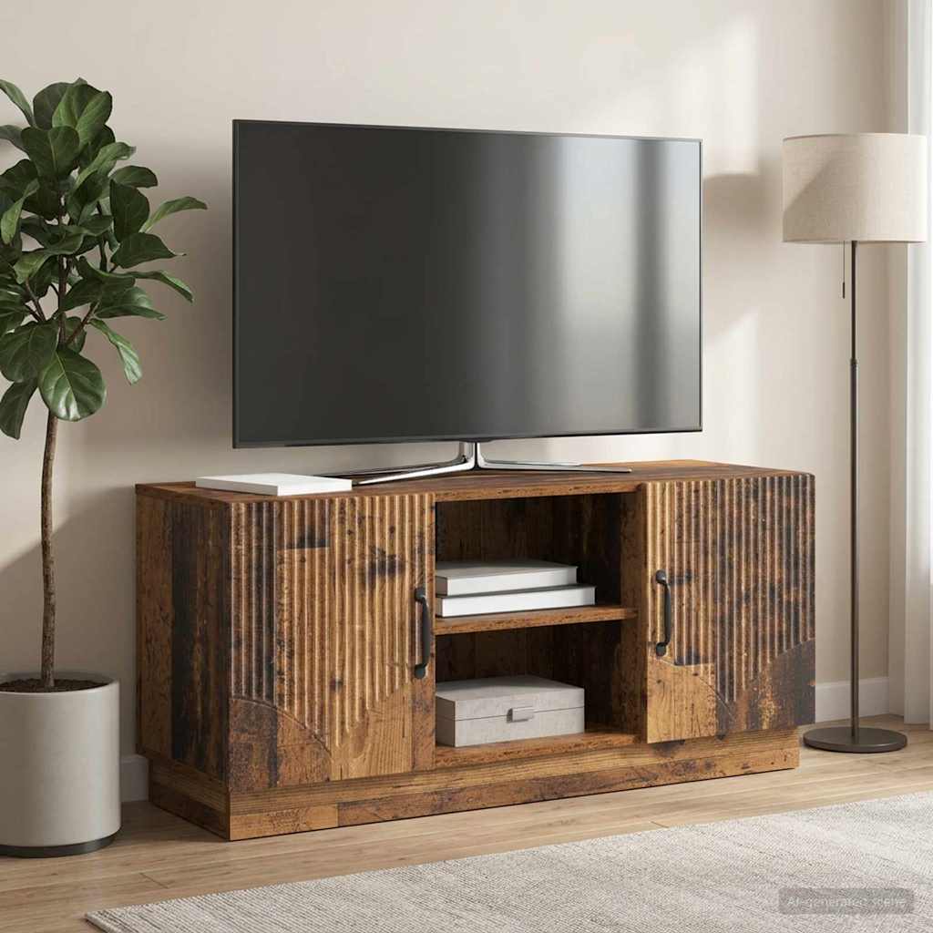 TV-Schränk 102 x 34,5 x 47 cm Altholz Holzwerkstoff