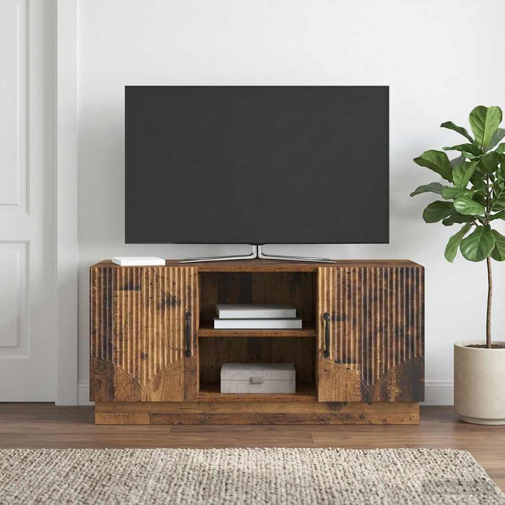 TV-Schränk 102 x 34,5 x 47 cm Altholz Holzwerkstoff