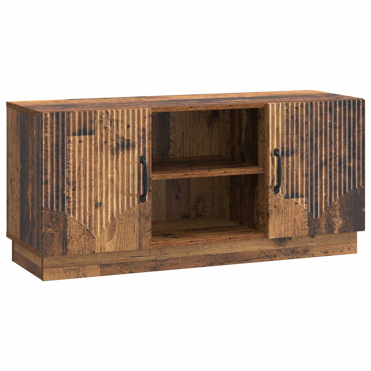 TV-Schränk 102 x 34,5 x 47 cm Altholz Holzwerkstoff