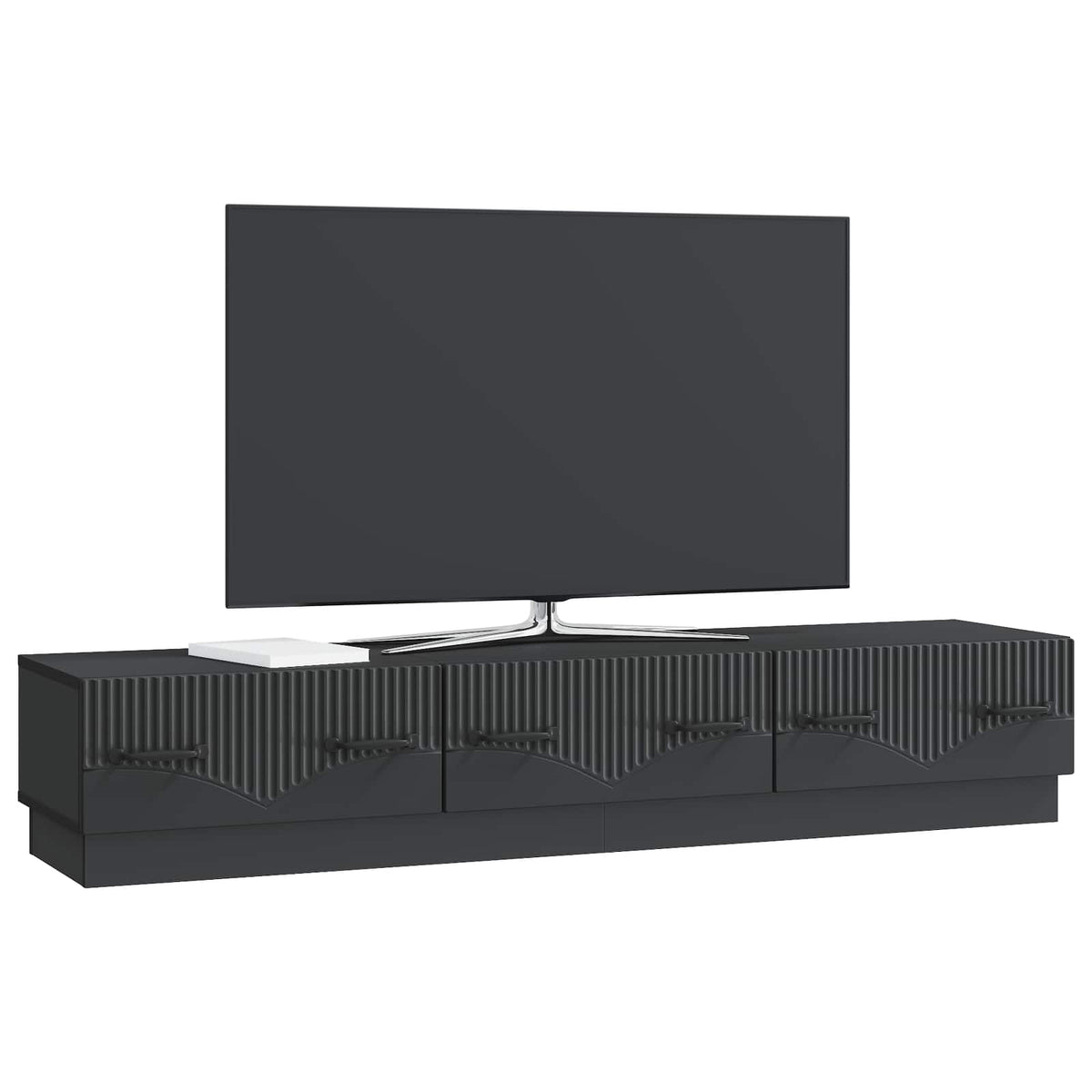 TV-Schränk Schwarz 147 x 34,5 x 27 cm Holzwerkstoff