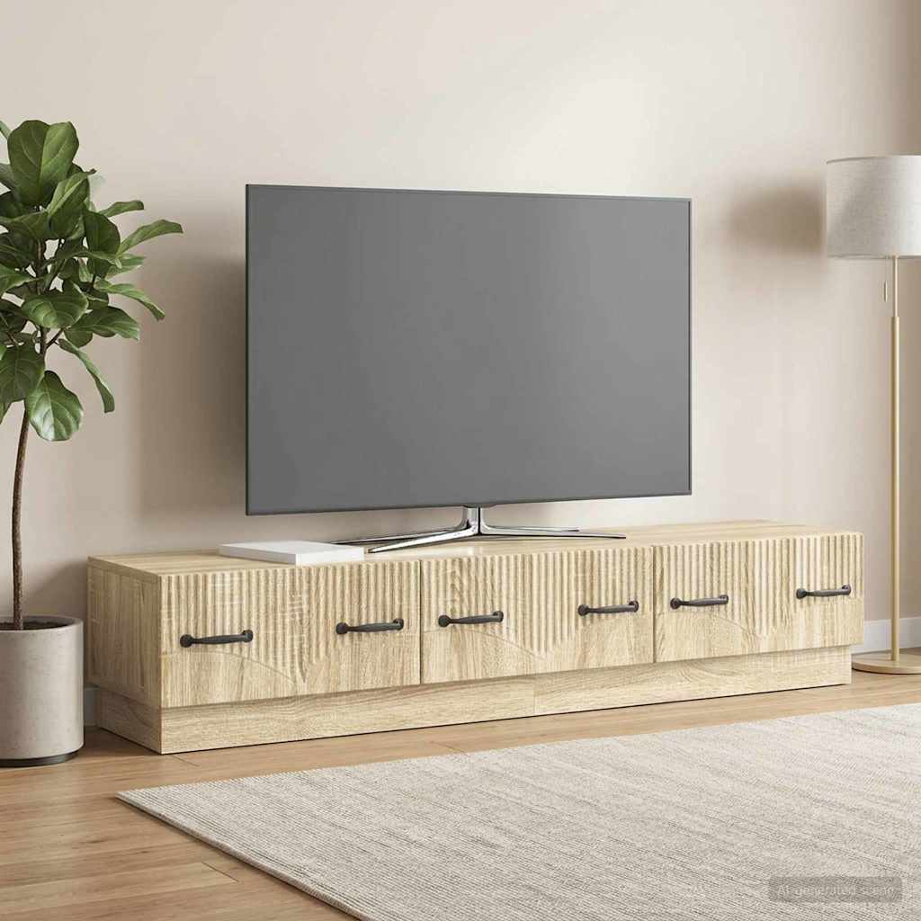 TV-Schränk Sonoma-Eiche 147 x 34,5 x 27 cm Holzwerkstoff