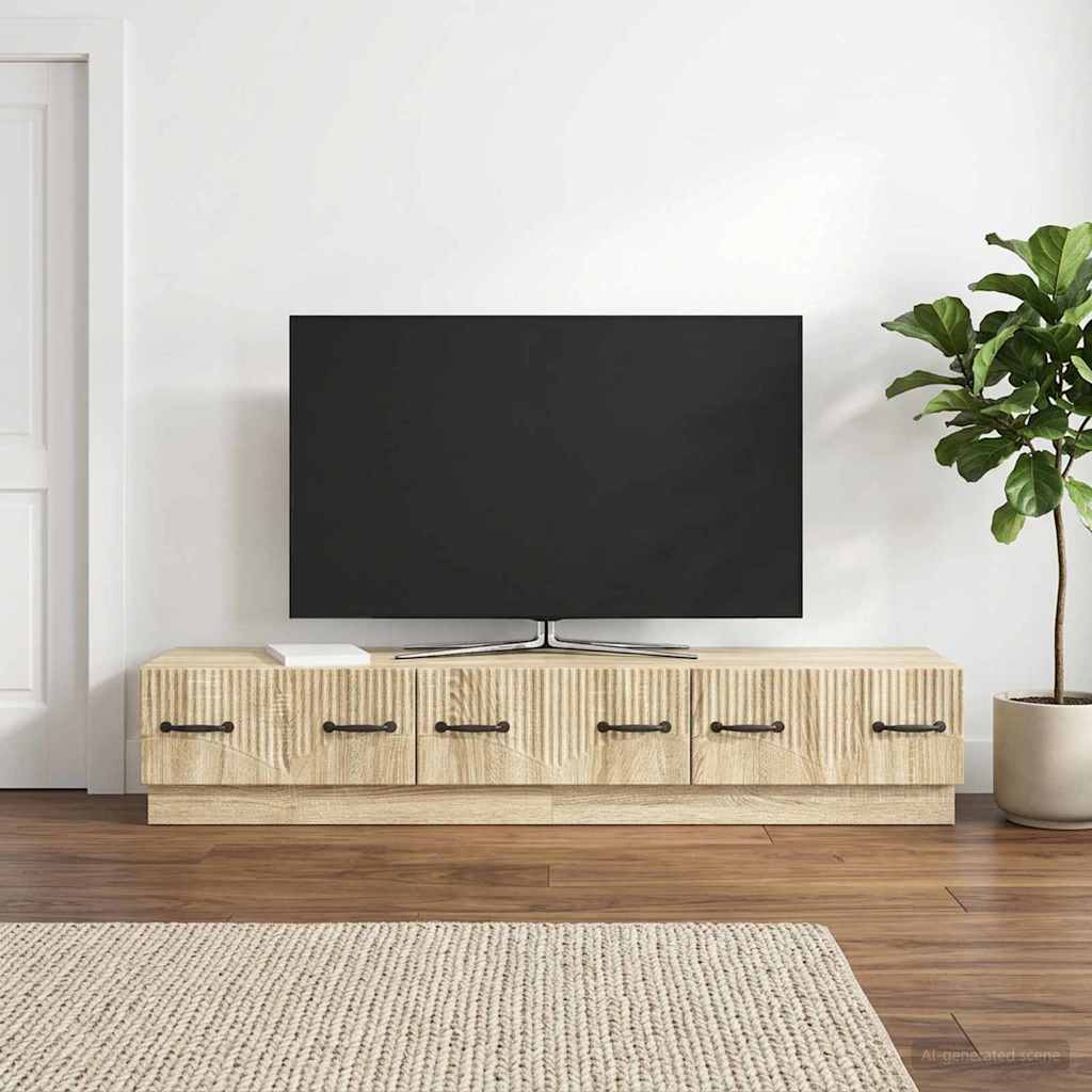 TV-Schränk Sonoma-Eiche 147 x 34,5 x 27 cm Holzwerkstoff