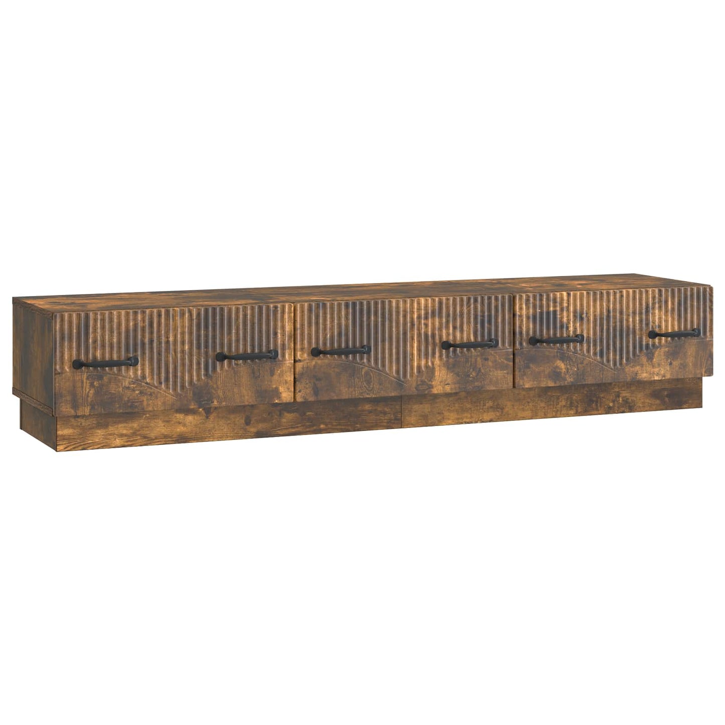 TV-Schränk Geräucherte Eiche 147 x 34,5 x 27 cm Holzwerkstoff