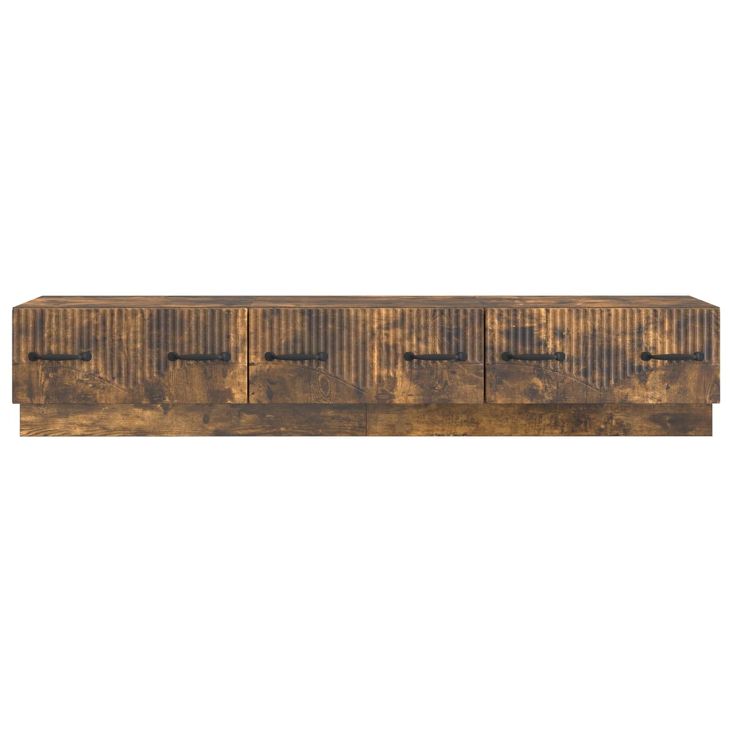 TV-Schränk Geräucherte Eiche 147 x 34,5 x 27 cm Holzwerkstoff