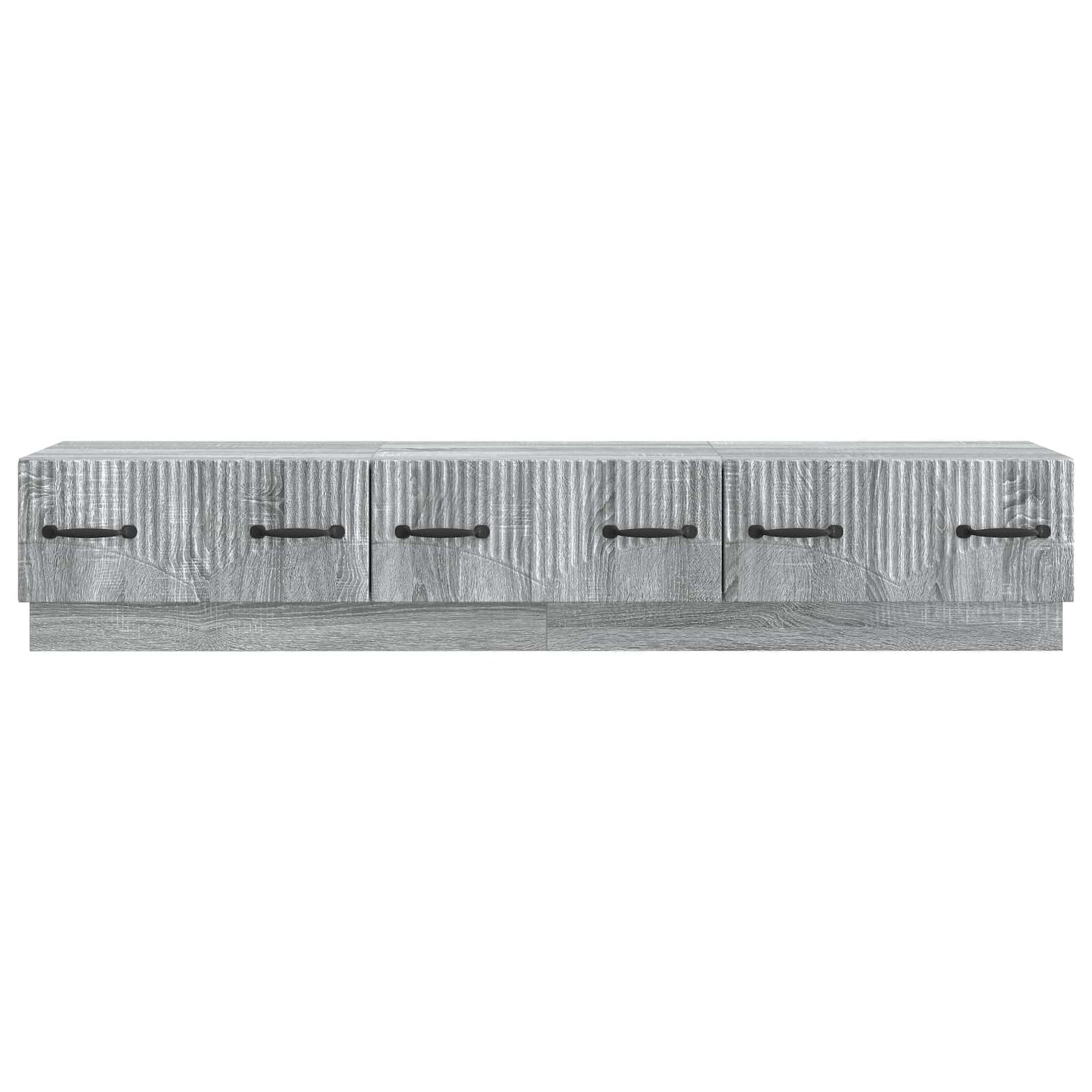 TV-Schränk Graues Sonoma 147 x 34,5 x 27 cm Holzwerkstoff