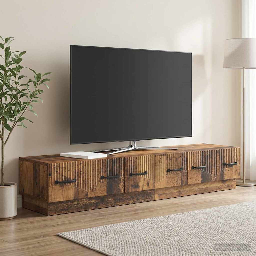 TV-Schränk Altholz 147 x 34,5 x 27 cm Holzwerkstoff
