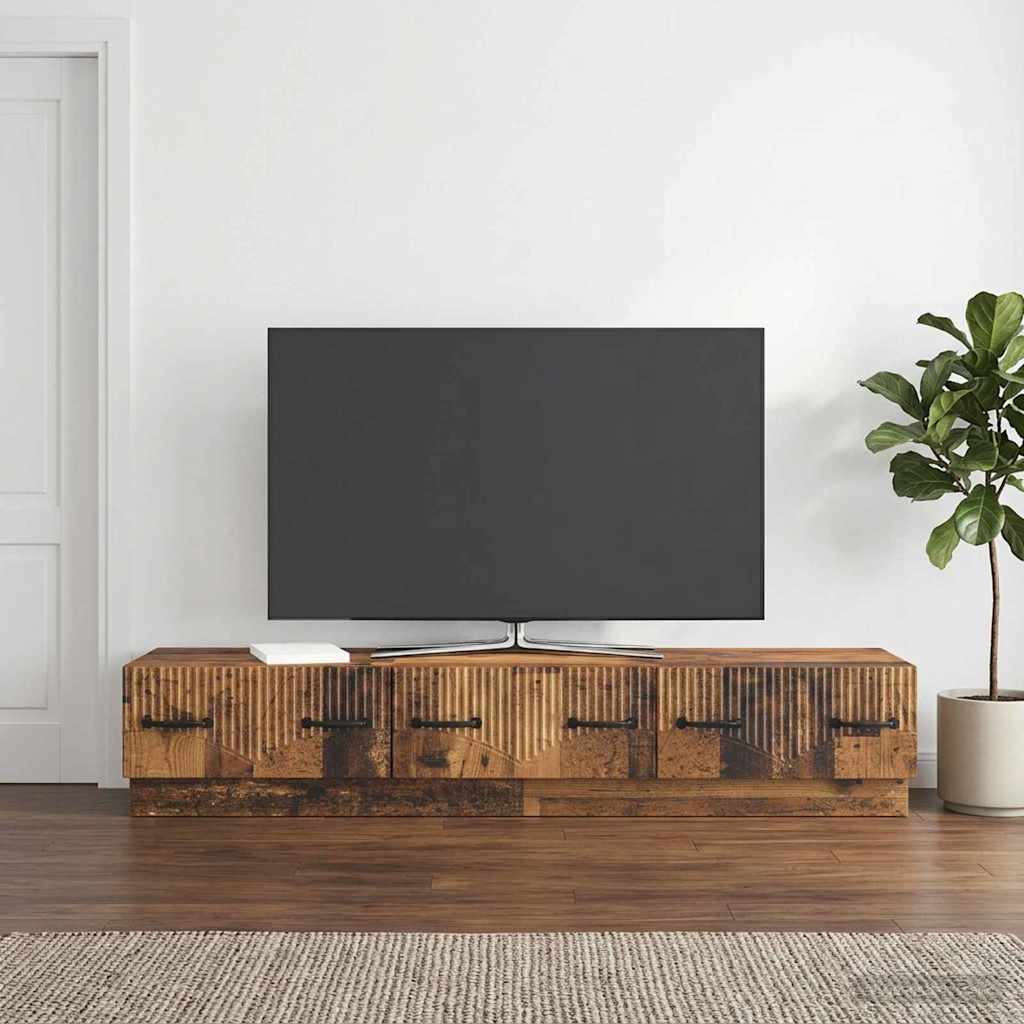 TV-Schränk Altholz 147 x 34,5 x 27 cm Holzwerkstoff