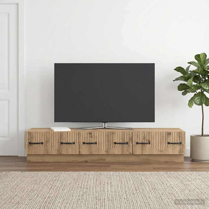 TV-Schränk 147 x 34,5 x 27 cm Artisan-Eiche Holzwerkstoff
