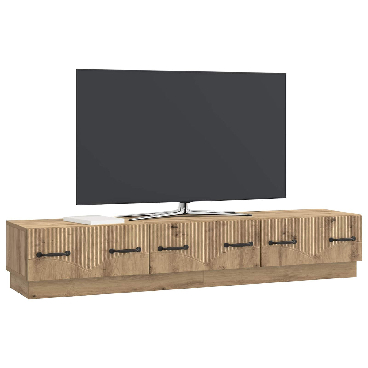 TV-Schränk 147 x 34,5 x 27 cm Artisan-Eiche Holzwerkstoff