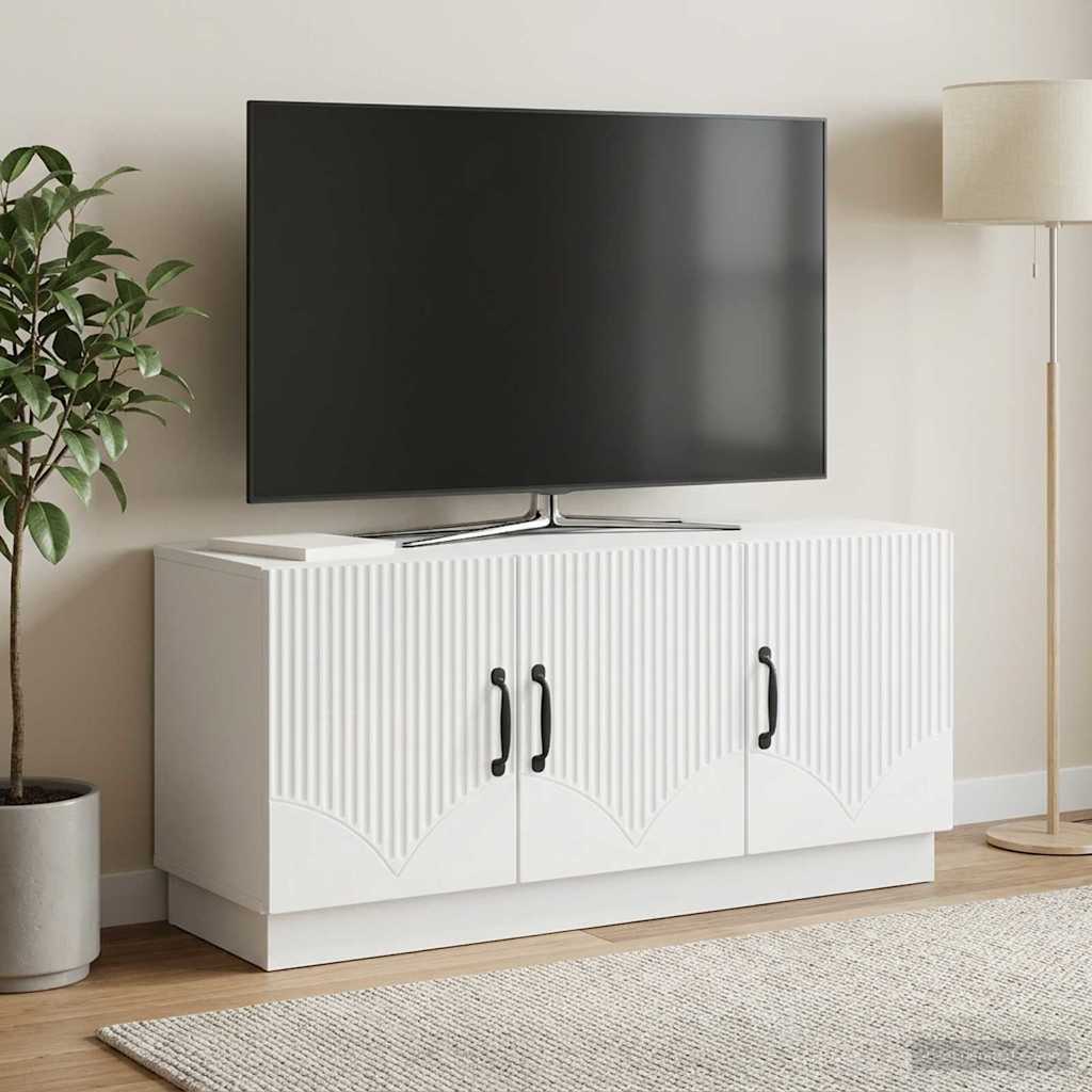 TV-Schränk Weiß 99 x 34,5 x 47 cm Holzwerkstoff