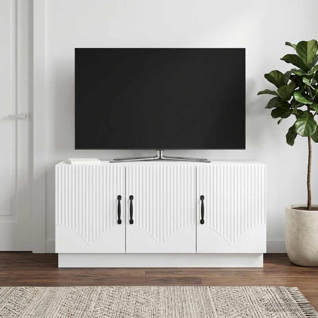 TV-Schränk Weiß 99 x 34,5 x 47 cm Holzwerkstoff