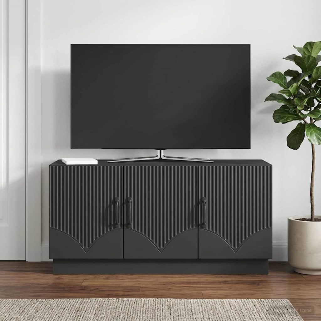 TV-Schränk Schwarz 99 x 34,5 x 47 cm Holzwerkstoff