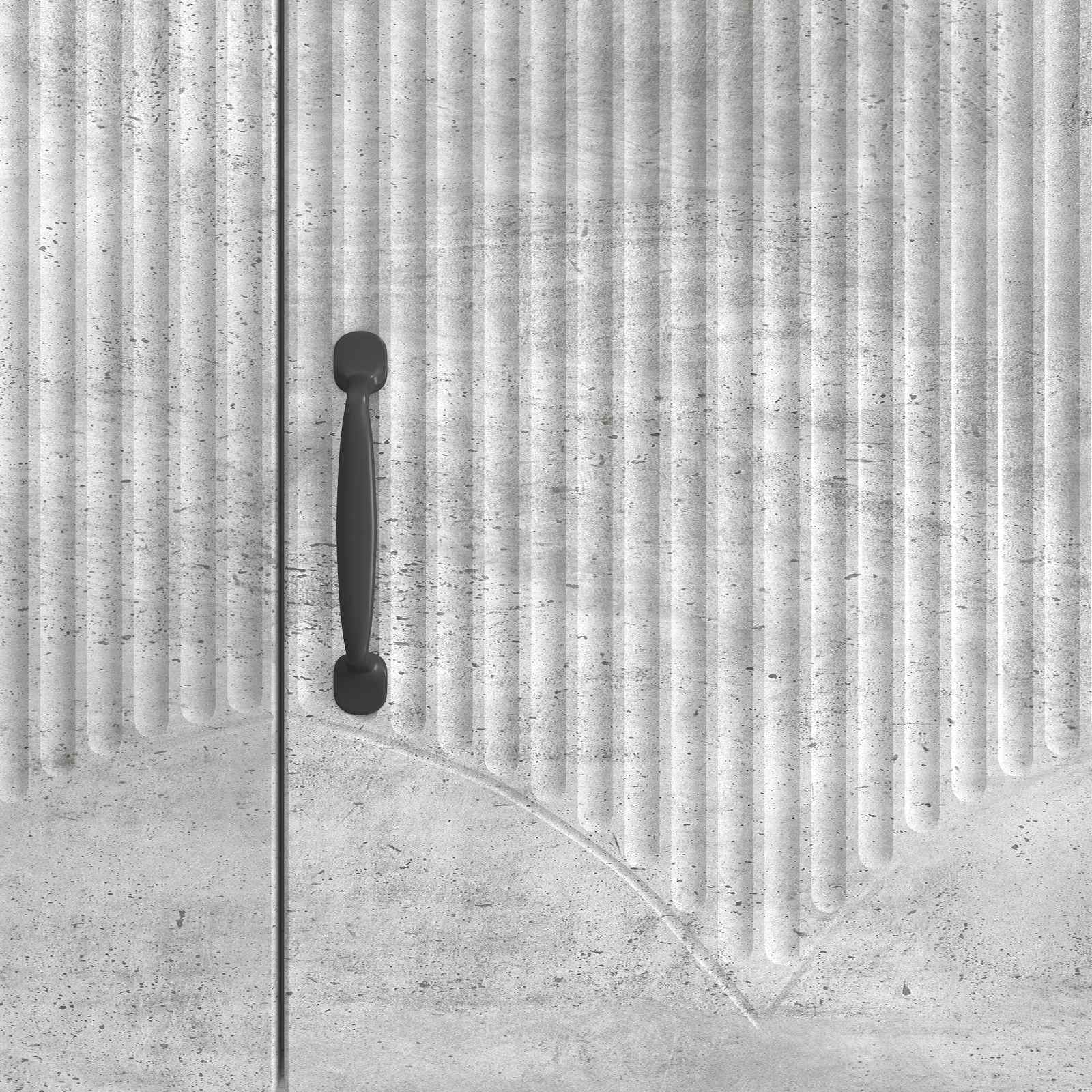 TV-Schränk Betongrau 99 x 34,5 x 47 cm Holzwerkstoff
