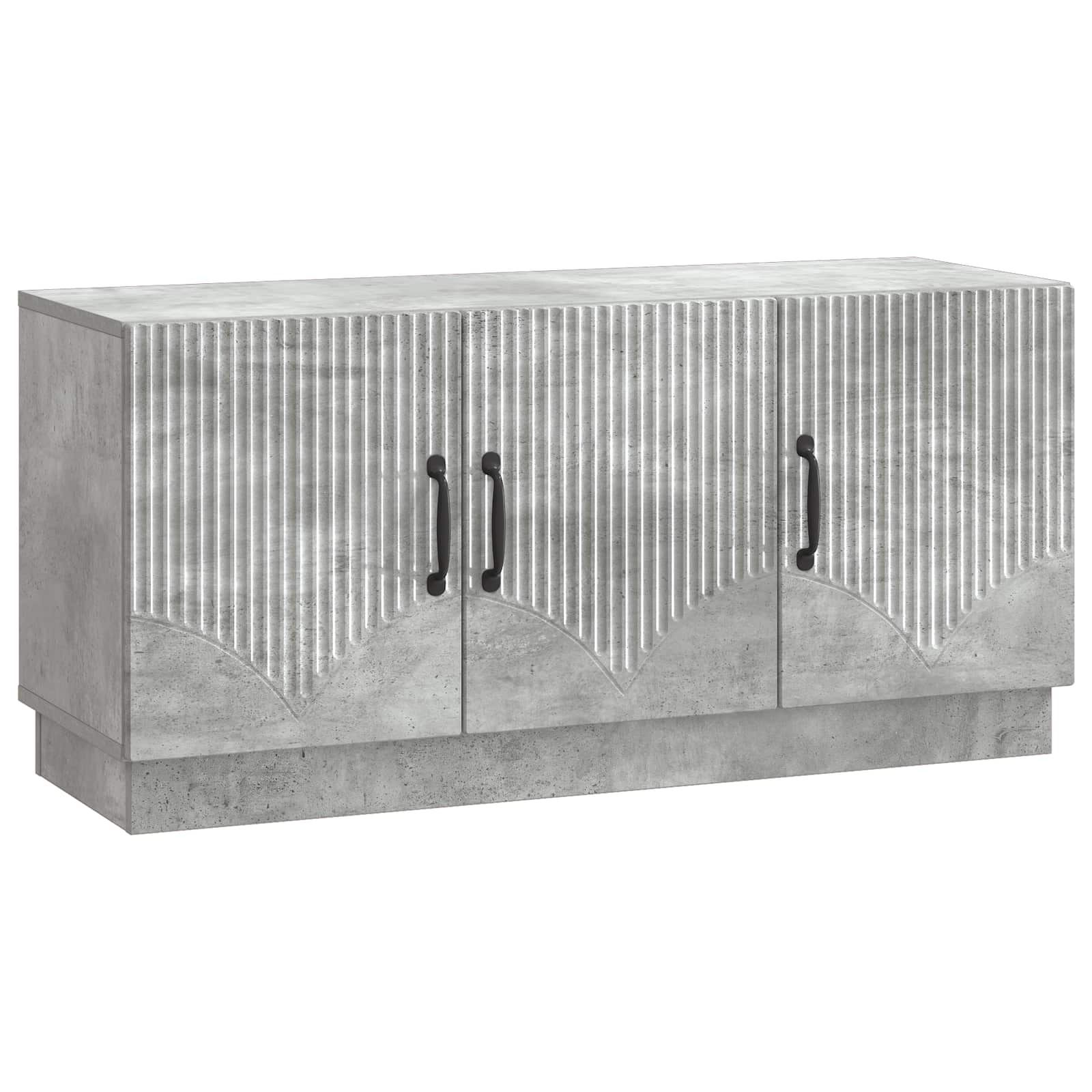 TV-Schränk Betongrau 99 x 34,5 x 47 cm Holzwerkstoff