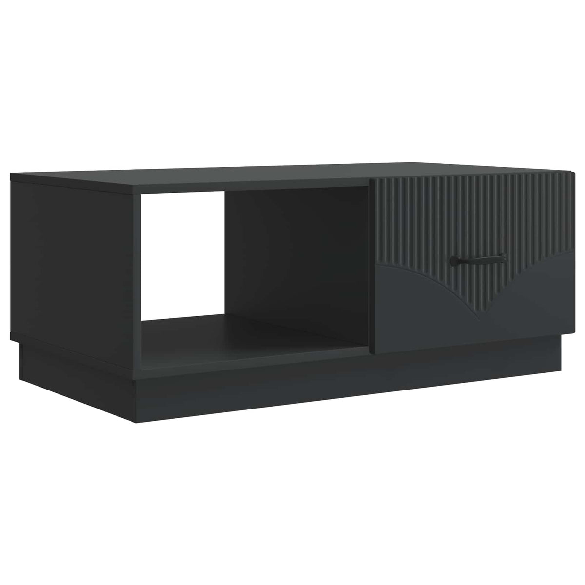 Couchtisch Schwarz 90 x 50 x 37 cm Holzwerkstoff