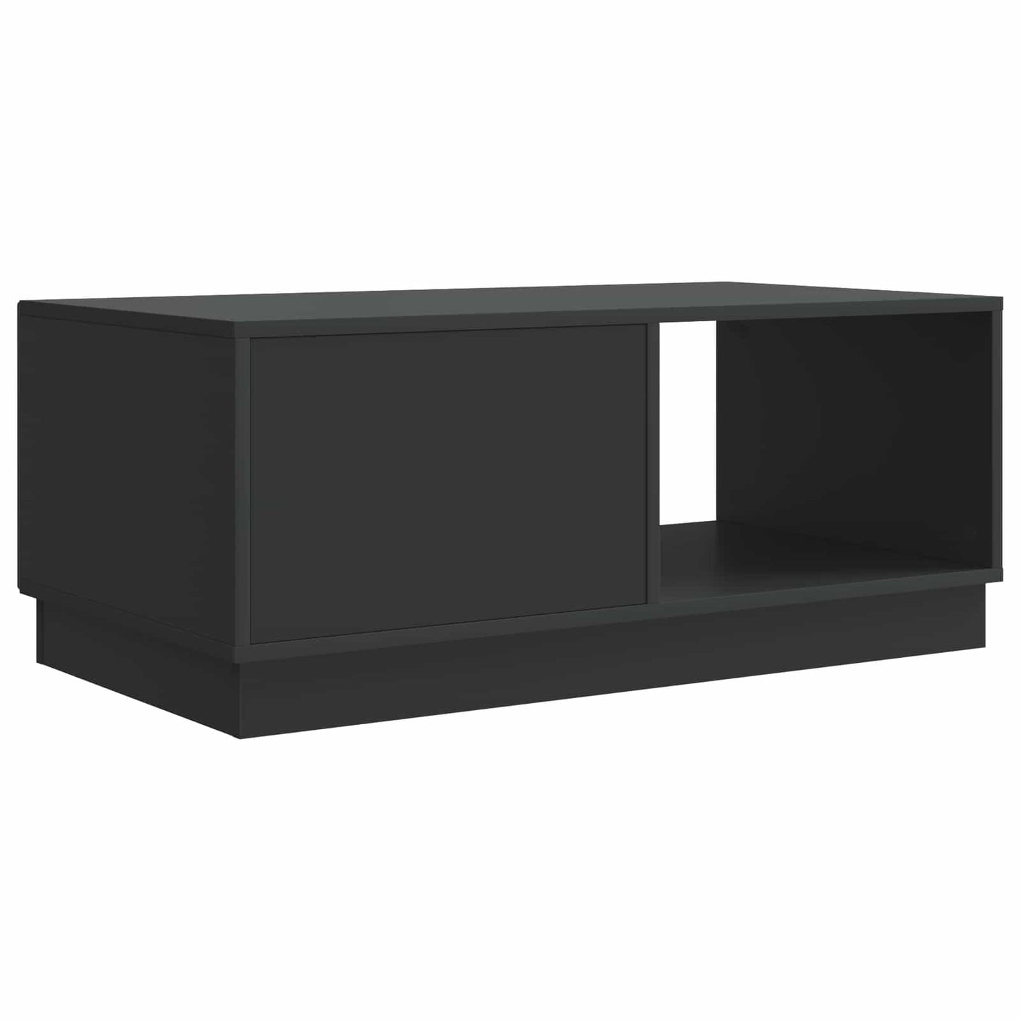 Couchtisch Schwarz 90 x 50 x 37 cm Holzwerkstoff