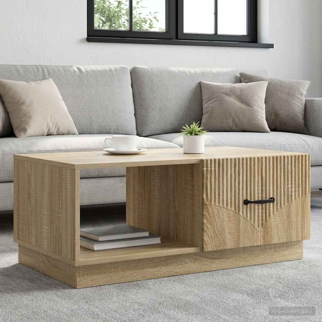 Couchtisch Sonoma-Eiche 90 x 50 x 37 cm Holzwerkstoff