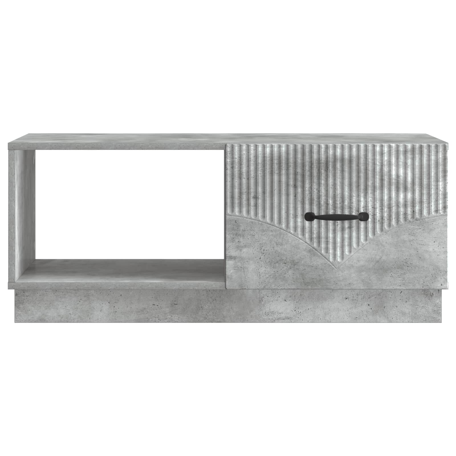 Couchtisch Betongrau 90 x 50 x 37 cm Holzwerkstoff