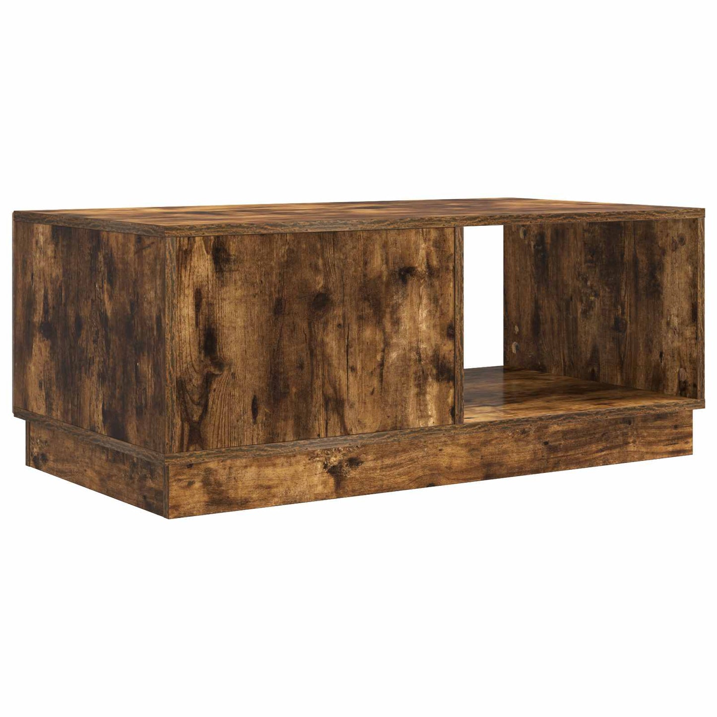 Couchtisch Räuchereiche 90 x 50 x 37 cm Holzwerkstoff