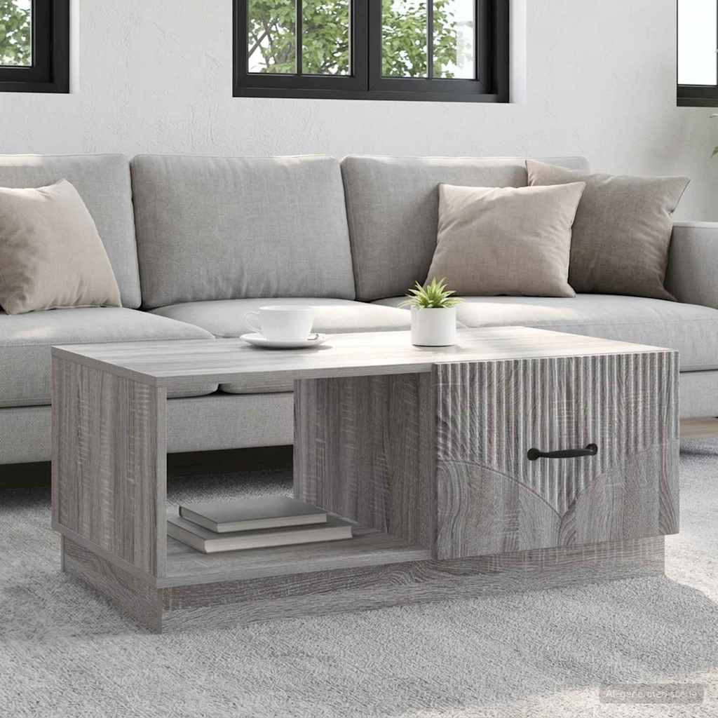 Couchtisch Sonoma-Grau 90 x 50 x 37 cm Holzwerkstoff