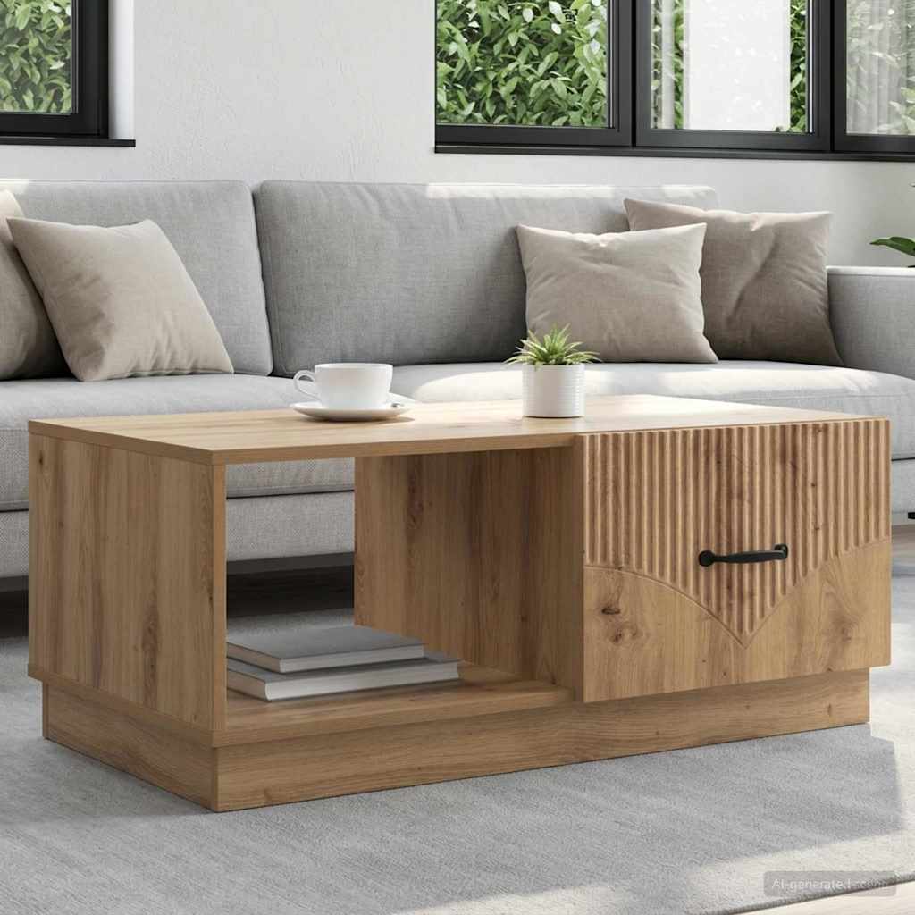 Couchtisch Artisan-Eiche 90 x 50 x 37 cm Holzwerkstoff