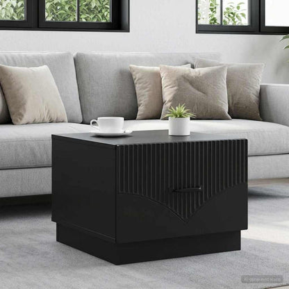 Couchtisch Schwarz 49 x 50 x 37 cm Holzwerkstoff