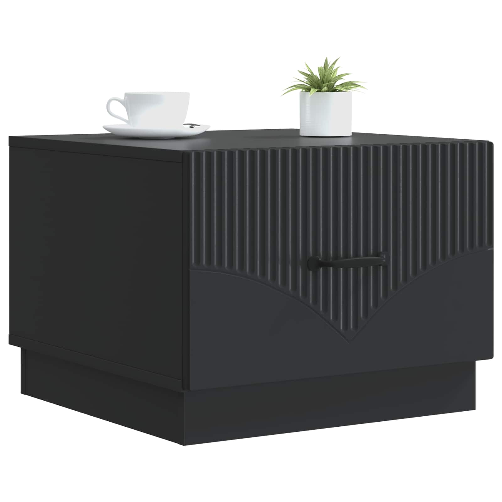 Couchtisch Schwarz 49 x 50 x 37 cm Holzwerkstoff