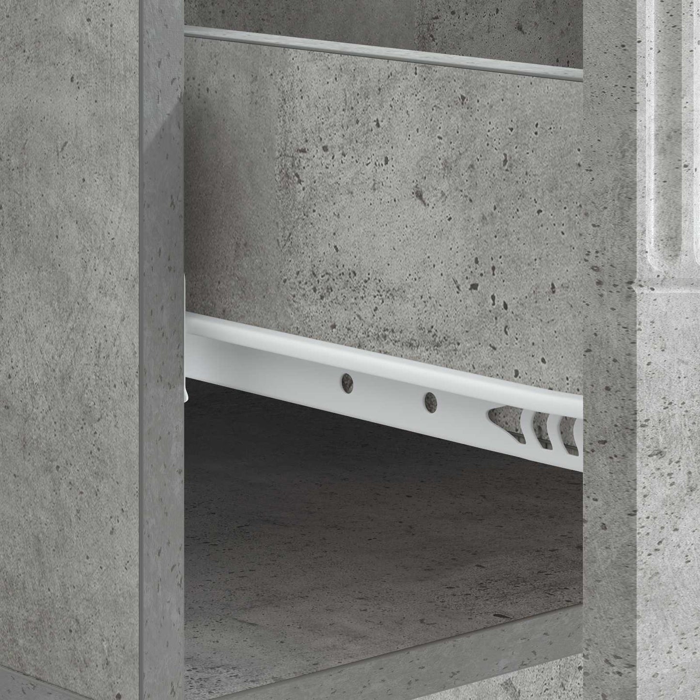 Couchtisch Betongrau 49 x 50 x 37 cm Holzwerkstoff