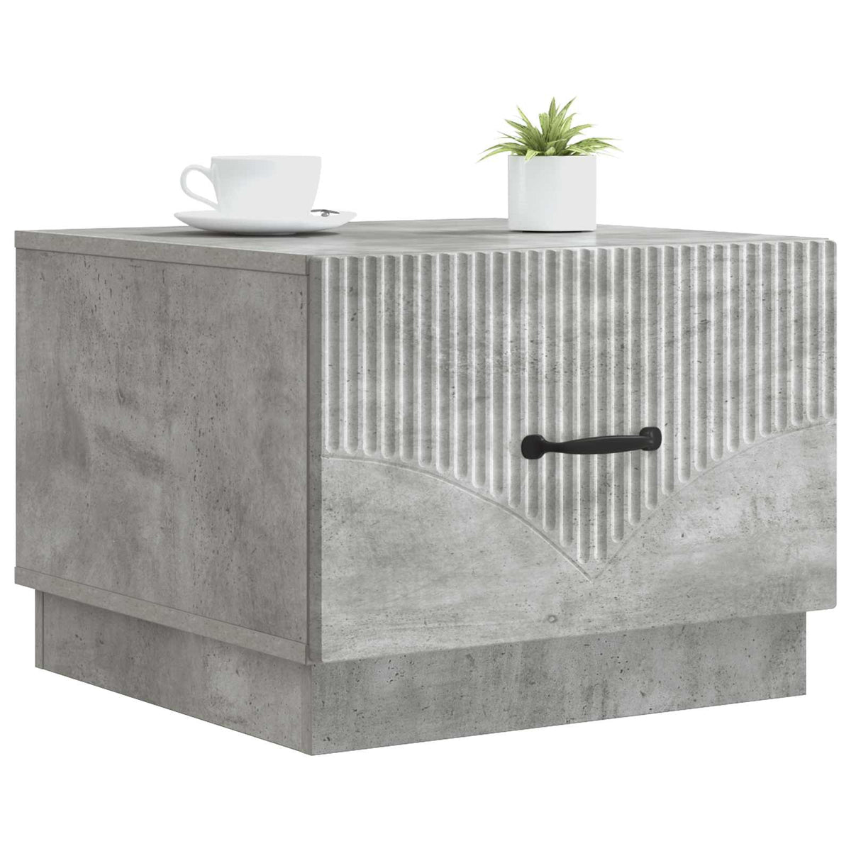 Couchtisch Betongrau 49 x 50 x 37 cm Holzwerkstoff