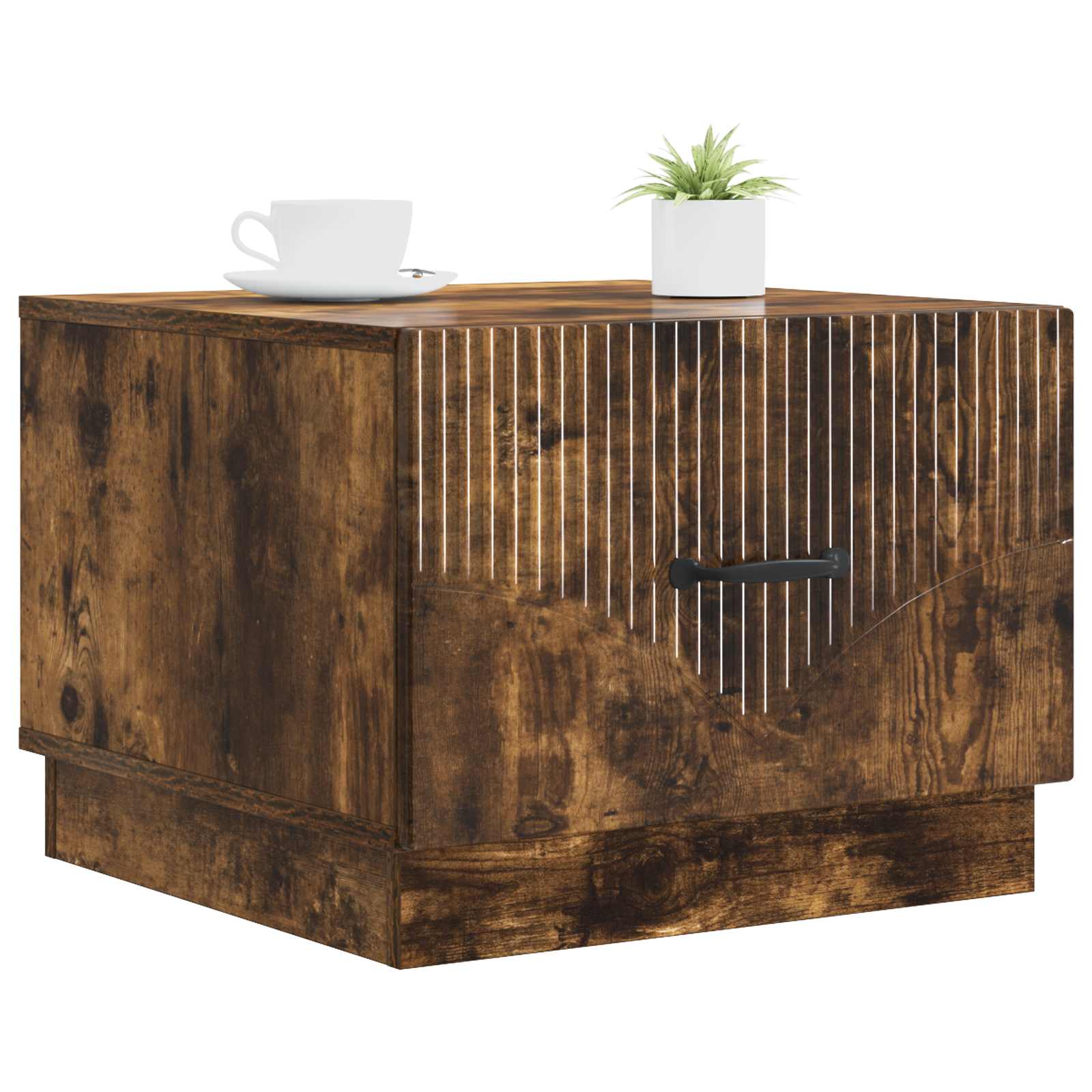 Couchtisch Räuchereiche 49 x 50 x 37 cm Holzwerkstoff