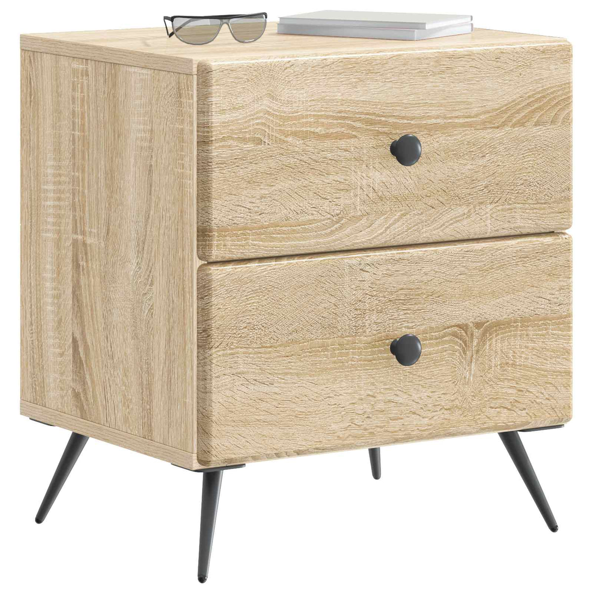 Nachttisch Sonoma-Eiche 43 x 34,5 x 47,5 cm Holzwerkstoff