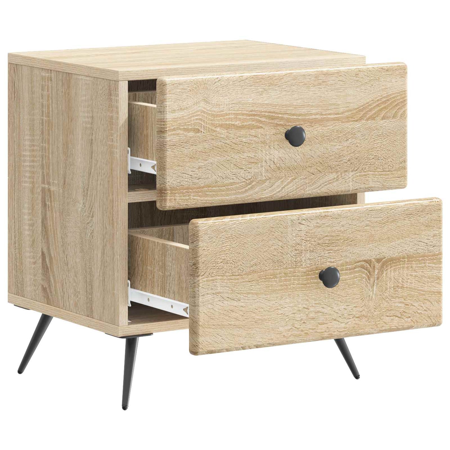 Nachttisch 2 Stk. Sonoma-Eiche 43 x 34,5 x 47,5 cm