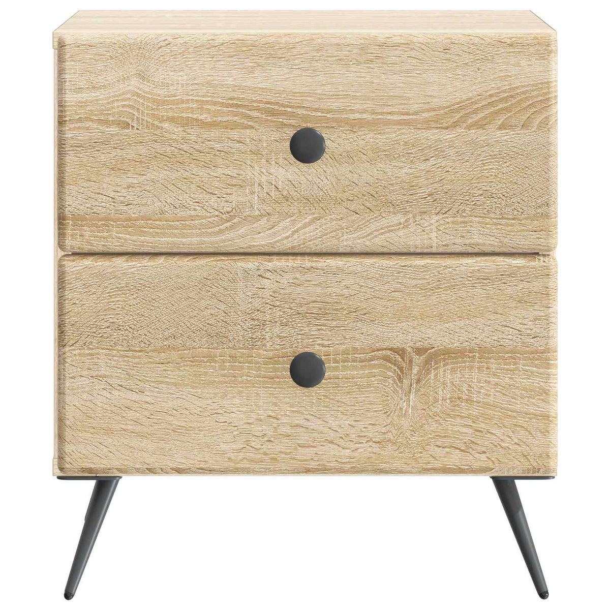 Nachttisch 2 Stk. Sonoma-Eiche 43 x 34,5 x 47,5 cm
