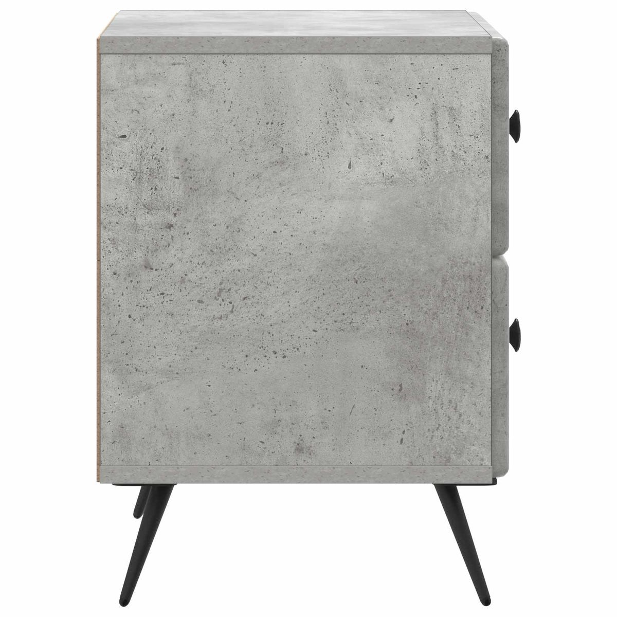 Nachttisch Betongrau 43 x 34,5 x 47,5 cm Holzwerkstoff