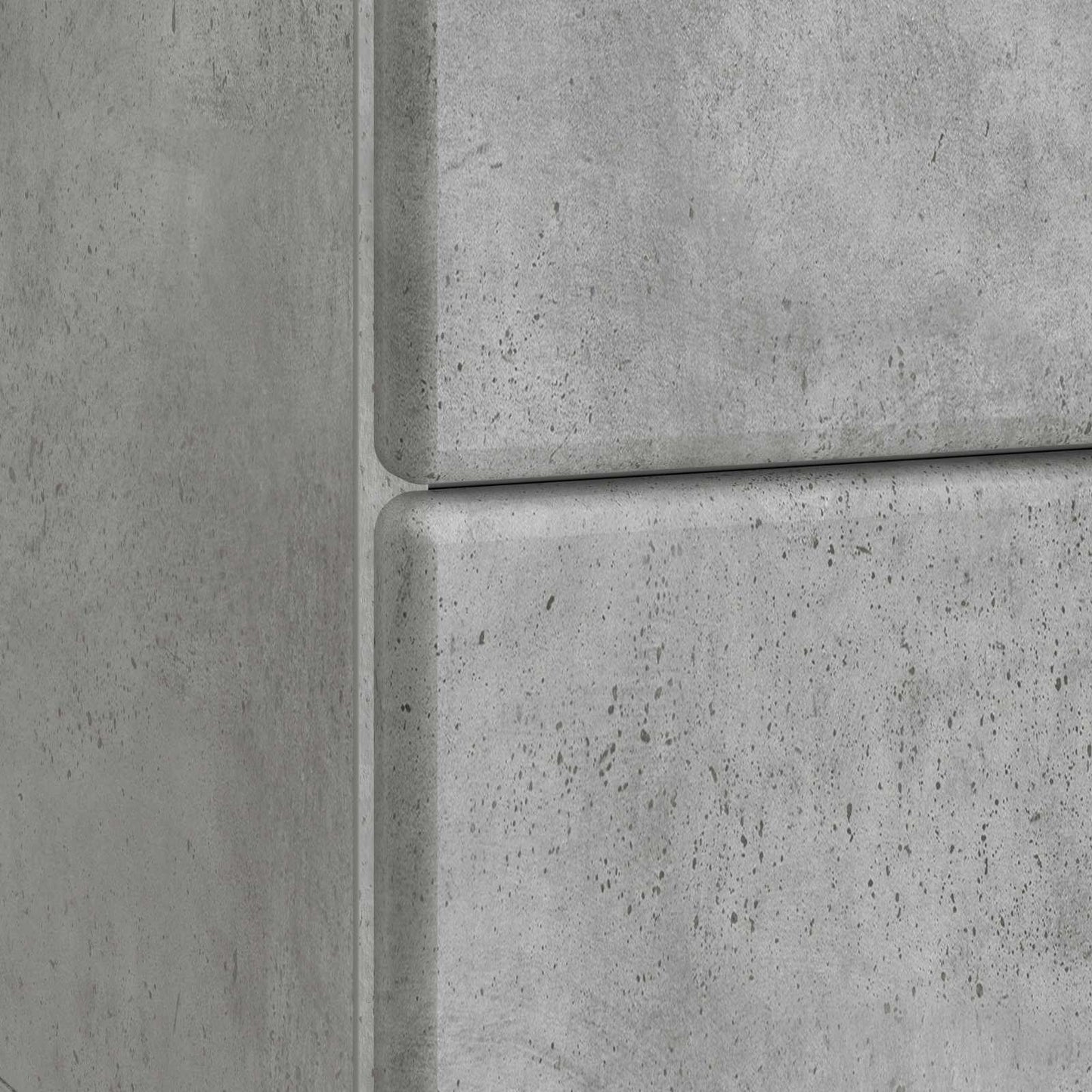 Nachttisch 2 Stk. Betongrau 43 x 34,5 x 47,5 cm Holzwerkstoff