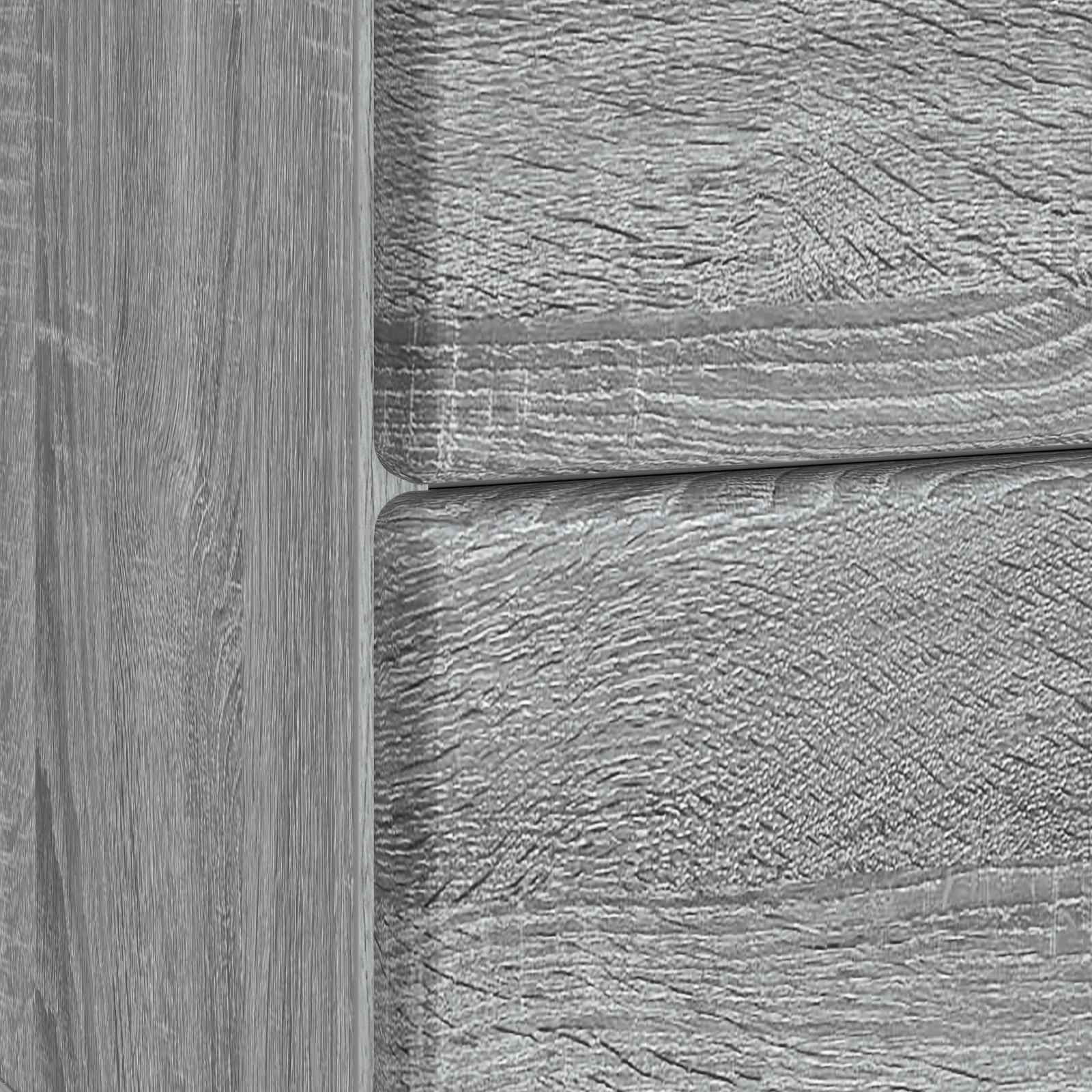 Nachttisch Sonoma-Grau 43 x 34,5 x 47,5 cm Holzwerkstoff