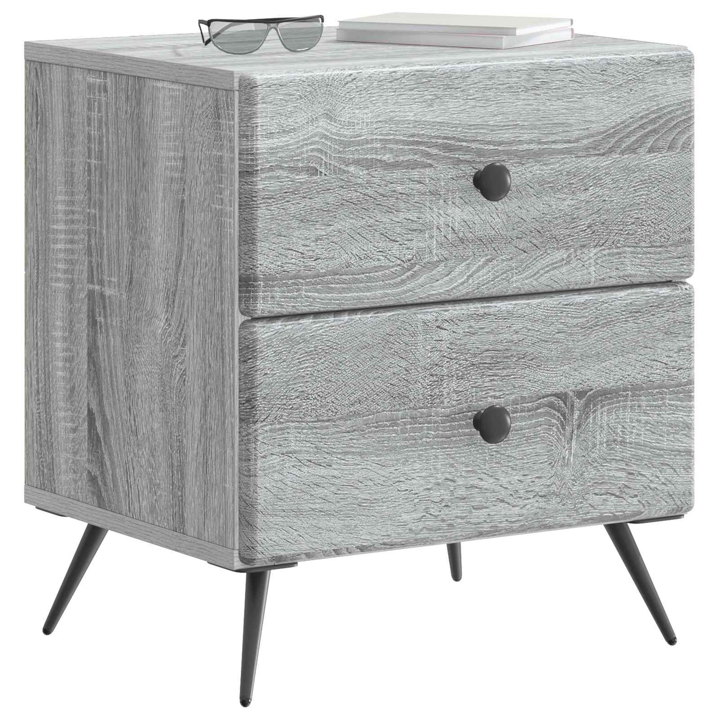 Nachttisch Sonoma-Grau 43 x 34,5 x 47,5 cm Holzwerkstoff