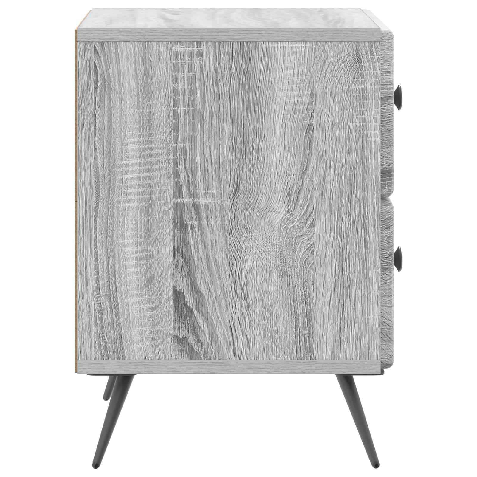 Nachttisch Sonoma-Grau 43 x 34,5 x 47,5 cm Holzwerkstoff