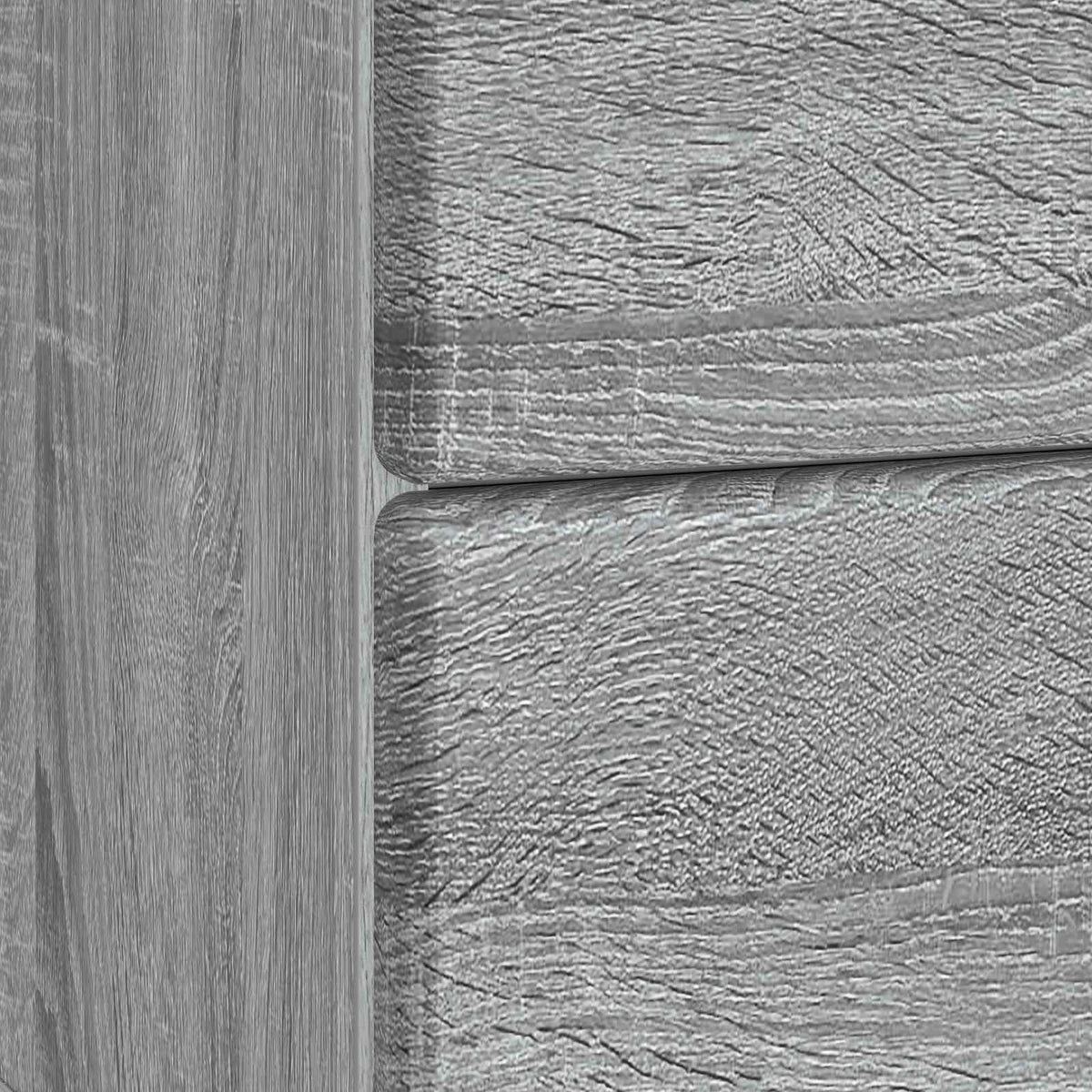 Nachttisch 2 Stk. Sonoma-Grau 43 x 34,5 x 47,5 cm Holzwerkstoff