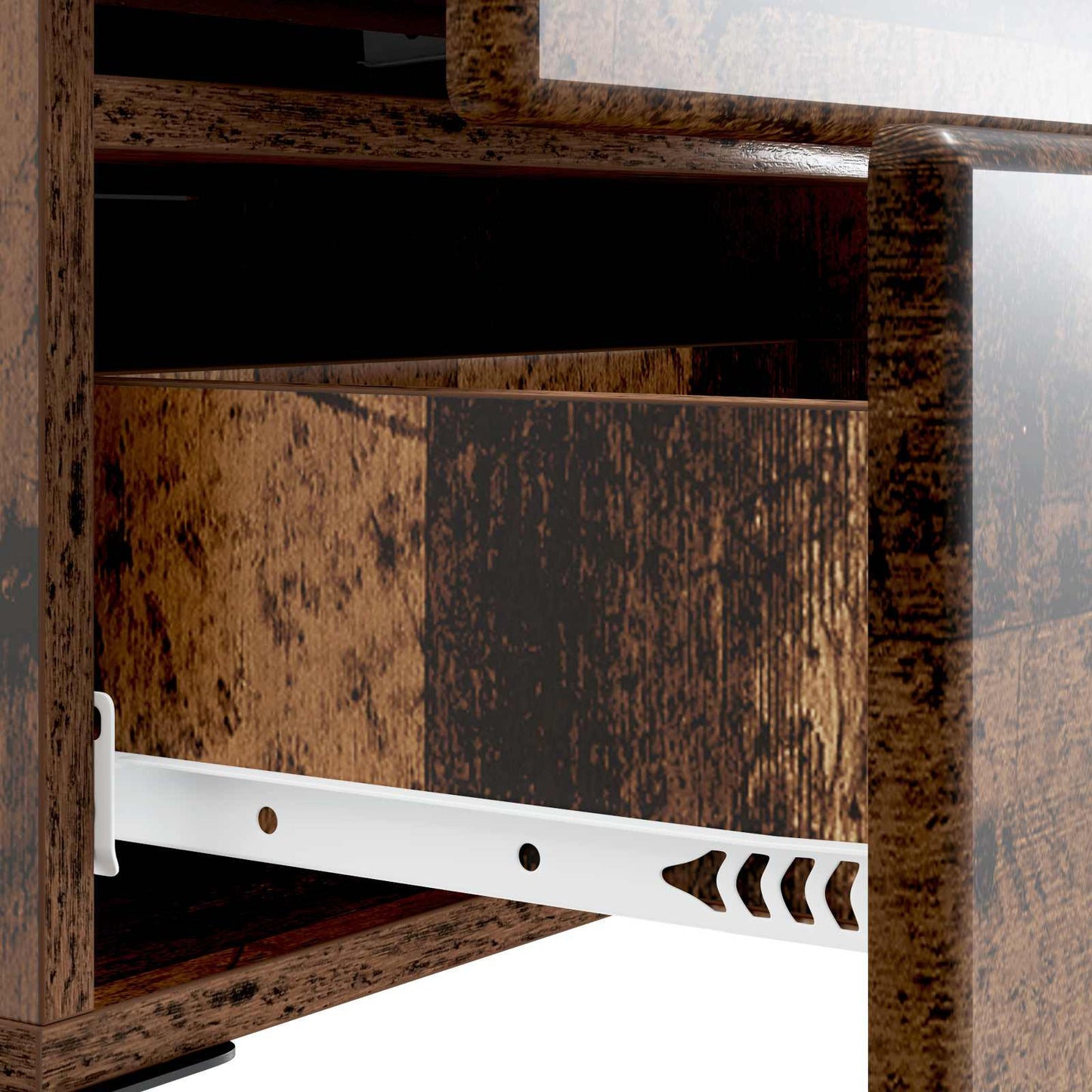 Nachttisch Altholz 43 x 34,5 x 47,5 cm Holzwerkstoff