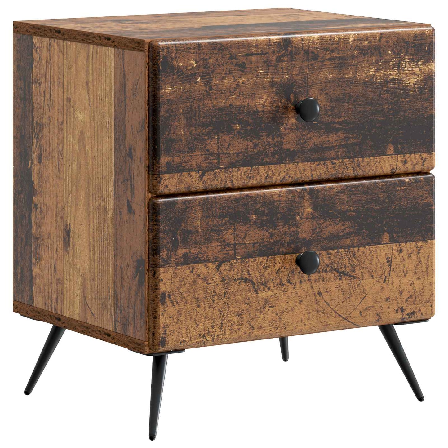 Nachttisch Altholz 43 x 34,5 x 47,5 cm Holzwerkstoff