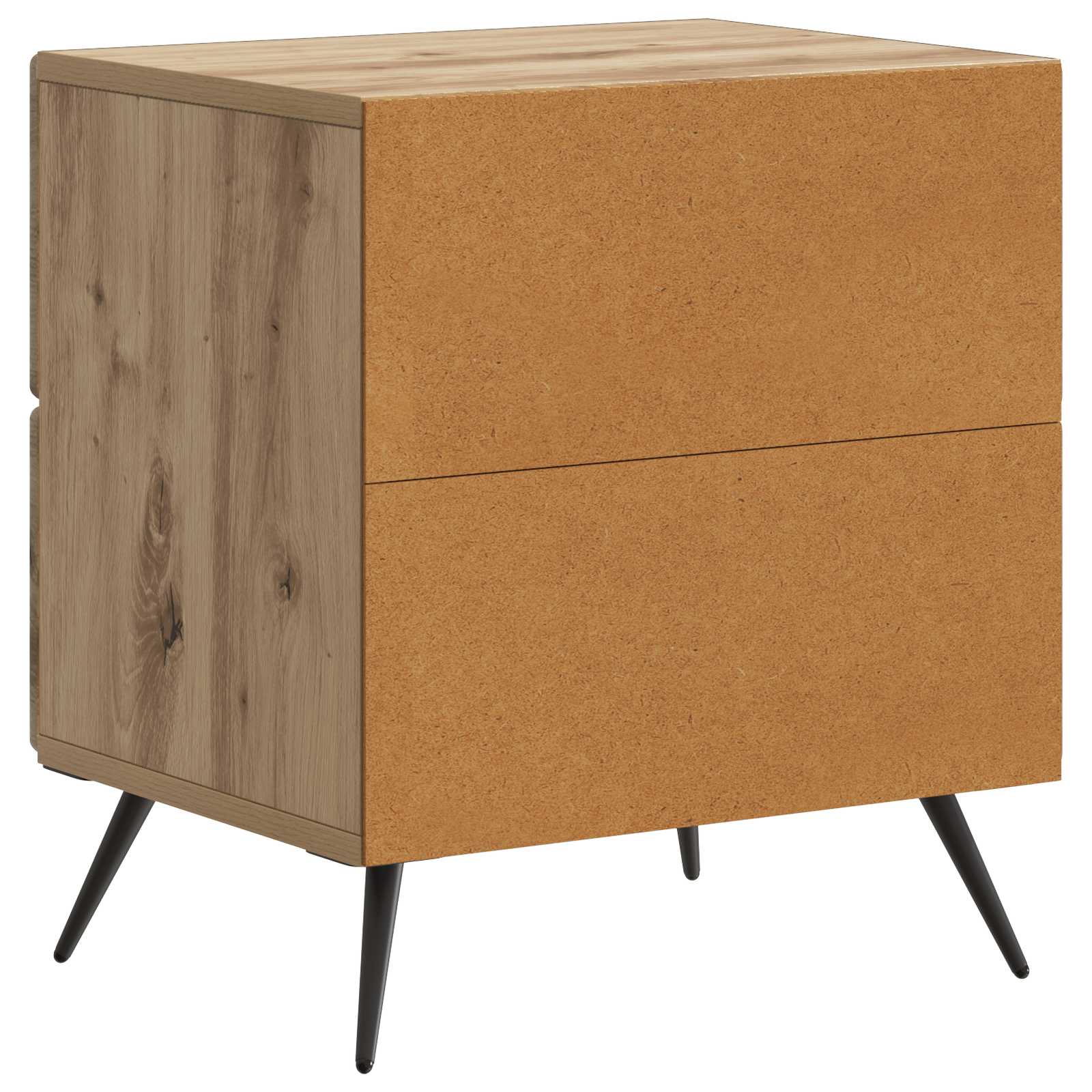 Nachttisch 2 stk. Artisan-Eiche 43 x 34,5 x 47,5 cm
