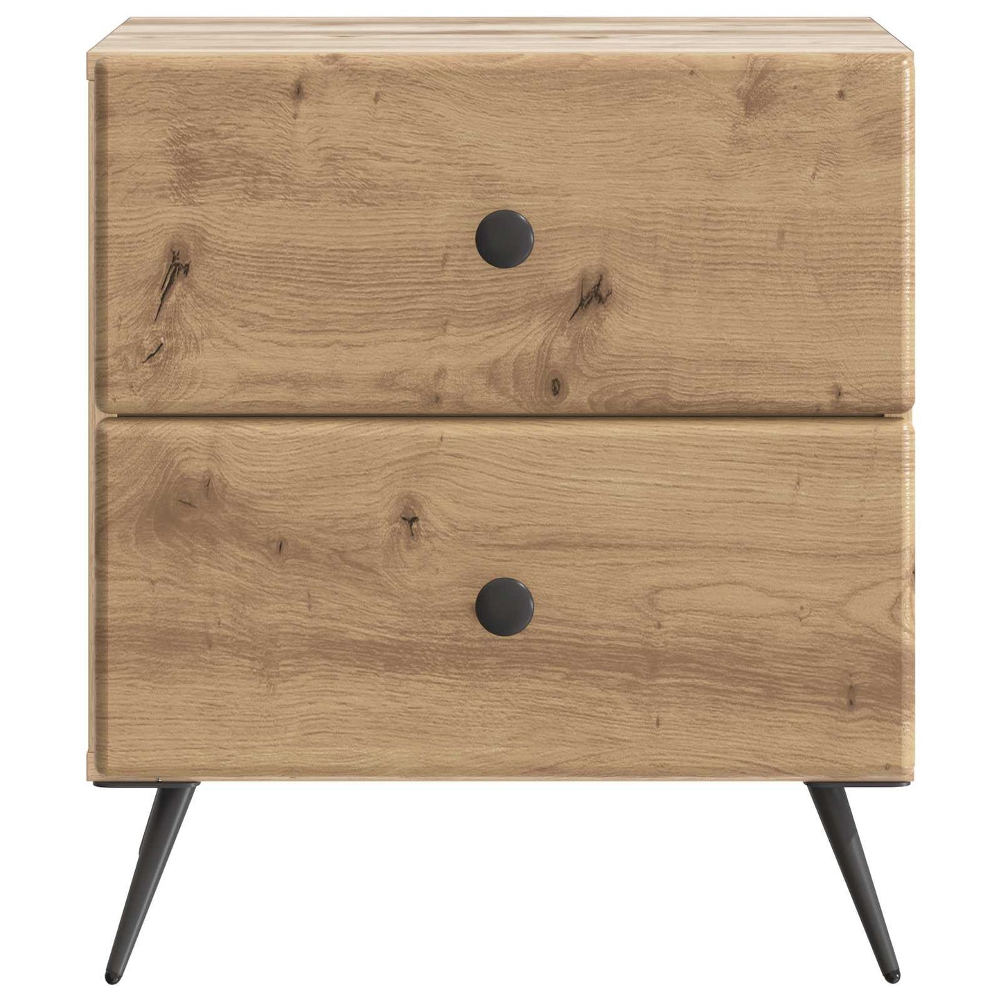 Nachttisch 2 stk. Artisan-Eiche 43 x 34,5 x 47,5 cm