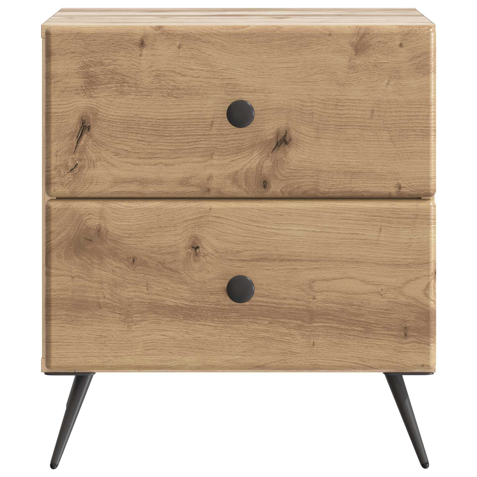 Nachttisch 2 stk. Artisan-Eiche 43 x 34,5 x 47,5 cm