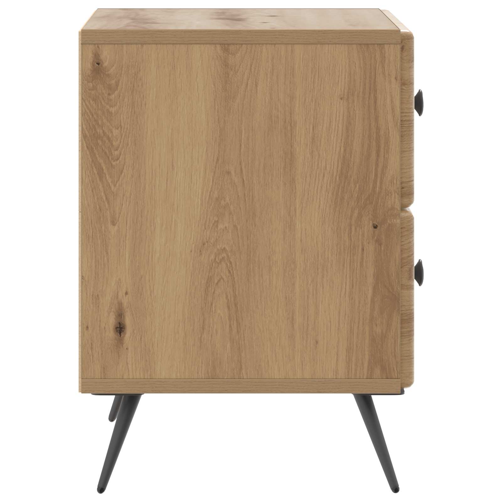Nachttisch 2 stk. Artisan-Eiche 43 x 34,5 x 47,5 cm