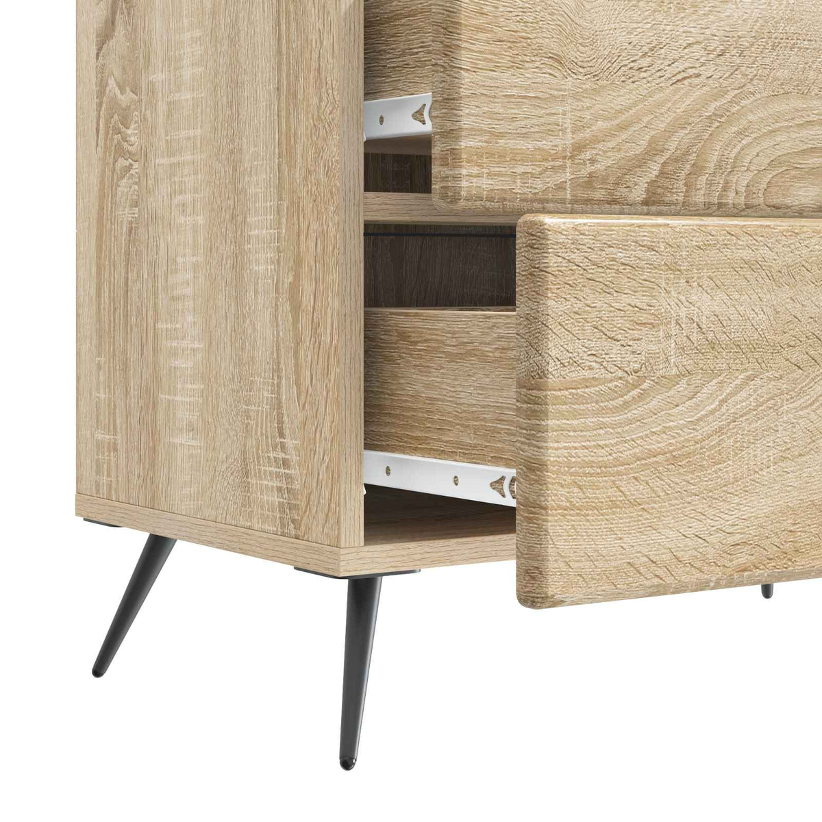 Nachttisch Sonoma-Eiche 62 x 34,5 x 47,5 cm Holzwerkstoff